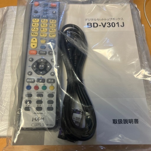 パイオニア製のJ:COMデジタルCATV STB BD-V301J