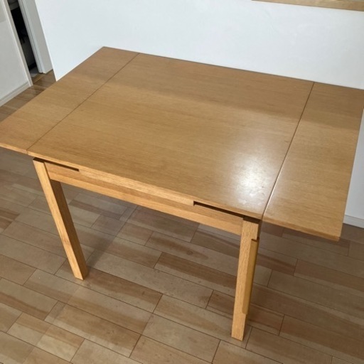 無印良品　エクステンションテーブル　木製テーブル