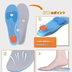 〈新品未使用〉扁平足インソールの画像