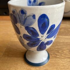 【手渡し限定】かんき？　感器工房？　マグカップ？　ゴブレット？　タンブラー？　お猪口？　３個セット1998年の画像