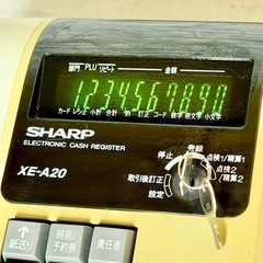 シャープ「XE-A20」電子レジスターの画像