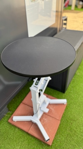 ペットトリミングテーブル　丸型昇降回転式