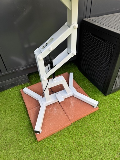 ペットトリミングテーブル　丸型昇降回転式