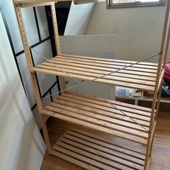 木製ラック　2つありますの画像