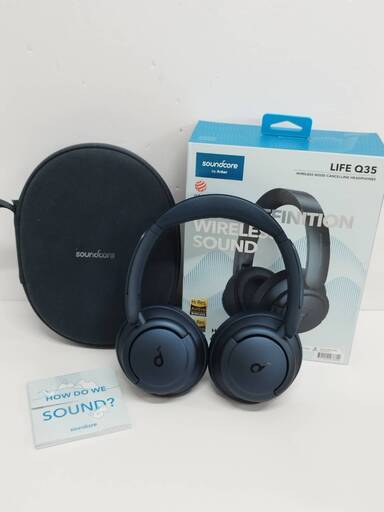【美品】Soundcore LIFE Q35/A3027/ワイヤレスヘッドホン/ブルーイテレーション (3)