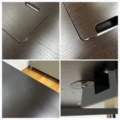 引取限定 ミーティングテーブル オフィス 分解可能 持出便利 幅210cm ①の画像