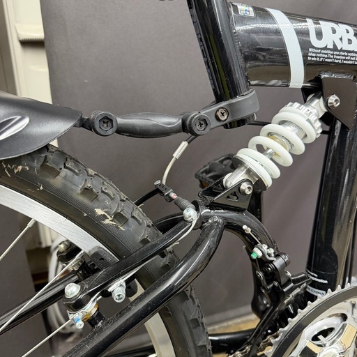 新品26インチマウンテンバイク 折り畳みURBAN RAY前後サスペンション