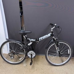 新品26インチマウンテンバイク 折り畳みURBAN RAY前後サスペンションの画像