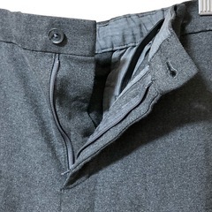 GLOBAL WORK アーバン スラックス 紐付き 杢グレー Lの画像