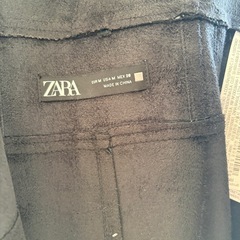 ZARA フェイクレザースカート　ワンピースの画像