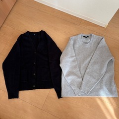 レディースM4点セット(ニット ワンピース パーカー)の画像