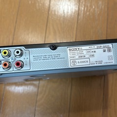 美品 ソニー DVDプレーヤー再生専用 DVP-SR20 BCの画像