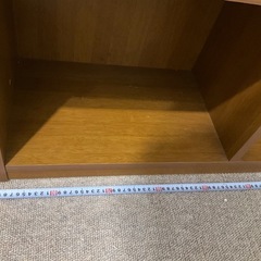 木製本棚　カラーボックス　大きさ90×72×30
の画像