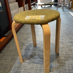 【丸椅子】【グリーン】クリーニング済み【管理番号0130】野の画像