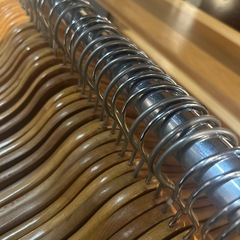 10本まとめて 木製ハンガーの画像