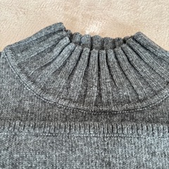 グレー厚手ニットワンピース❣️siroの画像