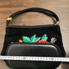 FEILER 花柄刺繍 フェイラー　ハンドバッグ　入学式　卒業式の画像