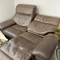 ニトリ　2人用ソファーの画像