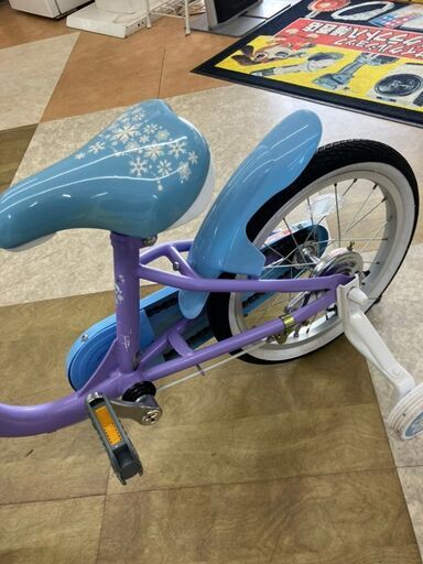 【引取限定】アナと雪の女王　子供用自転車　16インチ【ハンズクラフト八幡西店】