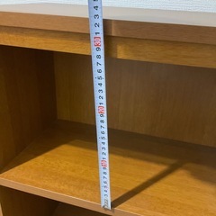 木製本棚　カラーボックス　大きさ90×72×30
の画像
