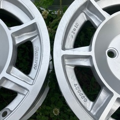 軽バン・軽トラ・チャレンジサイズ❗️❓当時物・旧車・ハヤシ・ストリート・PCD100・6J-13インチ・オフセット+25の画像