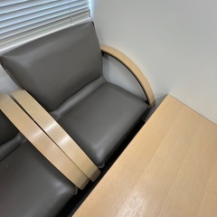 【取引中】応接セット　椅子4脚付き　の画像