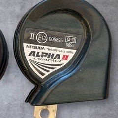 【2個SET】MITSUBA ALPHAⅡ コンパクト ホーン 左右セットの画像