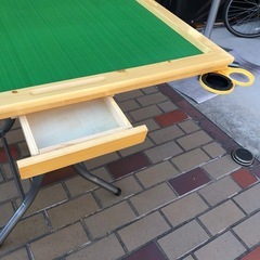 麻雀台　マージャン台　折りたたみ式の画像