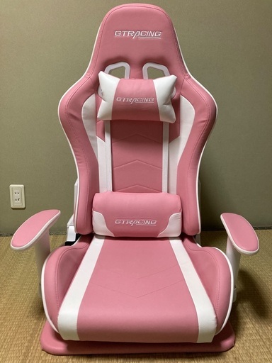 GTRACING ゲーミングチェア 座椅子 ピンク【美品】 (かめ) 三河島の