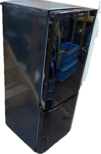 ジ585/ 三菱 MR-P15EY-B 146L 冷凍冷蔵庫 2014年 ブラック
