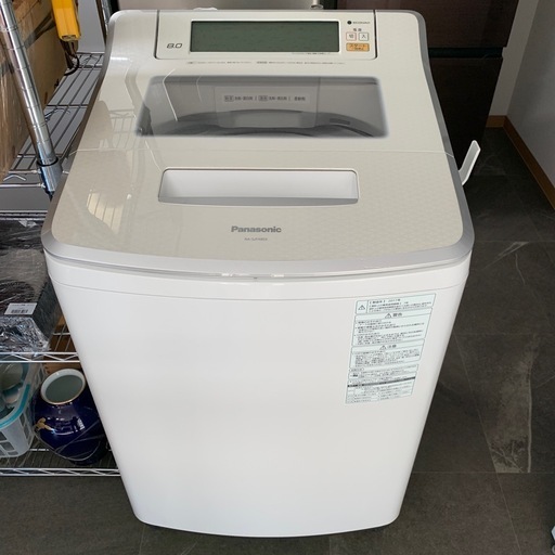 Panasonic 洗濯機　8キロ　NA-SJFA803