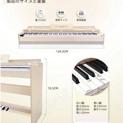 電子ピアノ　SR-F200の画像