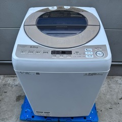 176⭐️2018年製★シャープ　洗濯機　9KG インバーター　大型　一人暮らし の画像