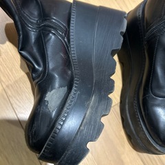 ショートブーツ 厚底の画像