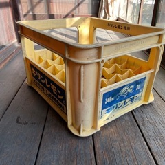 昭和レトロ　キリンレモン　瓶ケースの画像