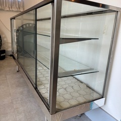 ガラスケース(ショーケース)アンティークの画像