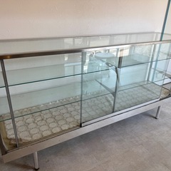 ガラスケース(ショーケース)アンティークの画像