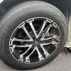 ハイエース200 ゼロブレイク 17インチ　タイヤ ホイールセット4本の画像