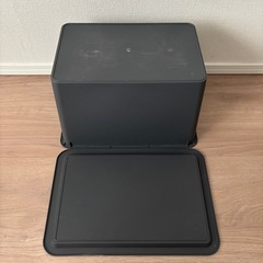 スクエア収納ＢＯＸ（ダークグレー）の画像