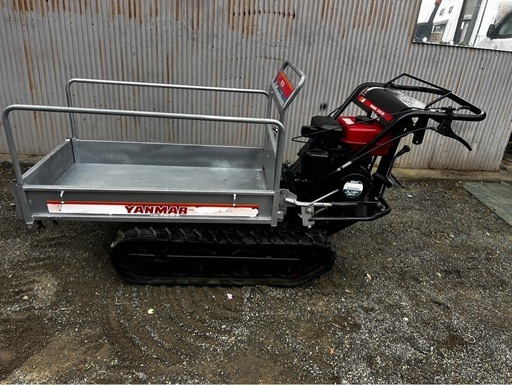 鹿児島発　ヤンマーガソリンエンジンクローラー運搬車MCG95　手動ダンプ　積載250㎏ ヤンマー クローラ型運搬車 MCG95 手動ダンプ式 最大積載量250kg GA120