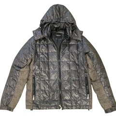 🉐半額以上割引セール❗️【極美品】冬物セール！ UNIQLO GU ZARA系  グレー ダウンジャケット 海外人気ブランドの画像