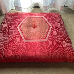 僧侶座布団（導師座布団）／赤/法事・仏事用／落ち着いた和柄 青の画像