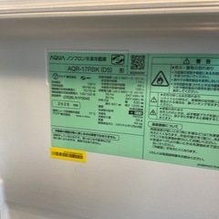 AQUA ノンフロン冷凍冷蔵庫 2ドア 冷蔵庫の画像