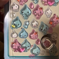 しずくちゃん硬いシールの画像