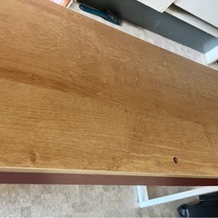 K型デスク／コンピューターデスク／ワークデスク／棚付き／幅81cm／約6.5kgの画像