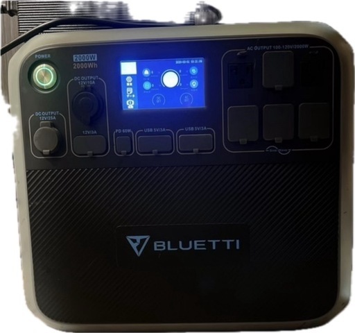 BLUETTI AC200MAX ポータブル電源 2200W 2048Wh 定価20万 災害時備え