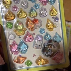 しずくちゃん硬いシールの画像