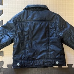 COMME CA ISM ジャケット ブラック サイズ　90の画像