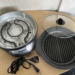 タイガー グリル鍋 グリルのみ 鍋なしガラス蓋付 CPW-B131の画像