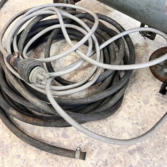 日立 ヒタチ HITACHI エアコンプレッサー ベビコン 200V 動作未確認 【11092014】の画像